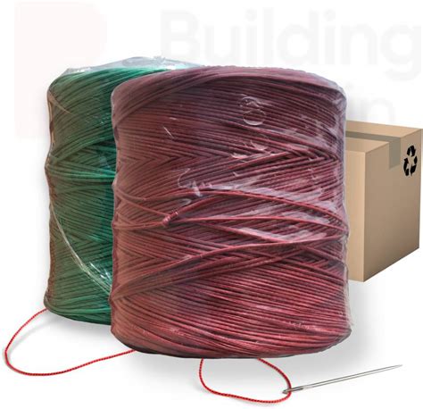 Buildingshop (Pack 2) Plastic Rope/ Sutli Rassi Rope for Craft /Thread Roll Used for Packaging ...