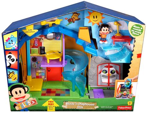 Fisher Price Julius Jr. Rock n Playhouse Box Playset - ToyWiz