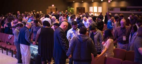 Group Praying In Church