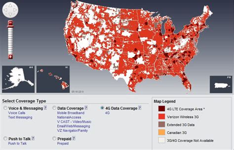 Verizon 4G LTE Deployment within the US | RAYmaps