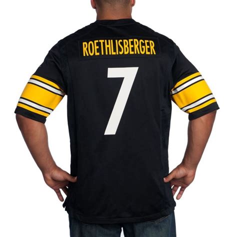 Pittsburgh Steelers Nike Ben Roethlisberger Replica Home Jersey