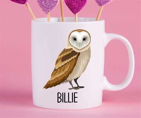 Personalized Barn Owl Mug, Barn Owl Gift Ideas, Barn Owl Cup, Gifts for ...