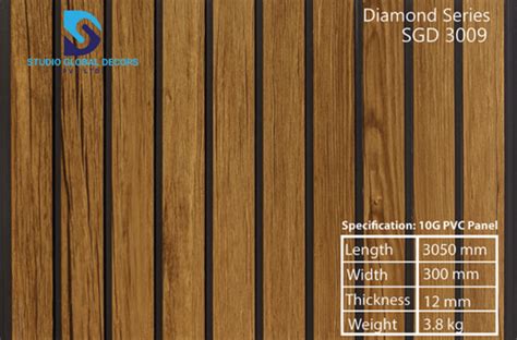 Laminated 10 Groove Pvc Fluted Wall Panel at 700.00 INR in Kolkata | Studio Global Decors ...