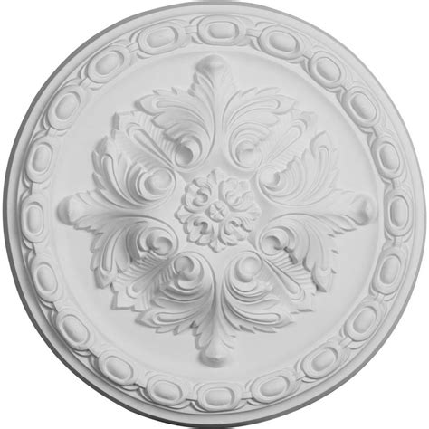 Ekena Millwork 23-3/4 in. Classic Square Ceiling Medallion-CM24CL - The ...