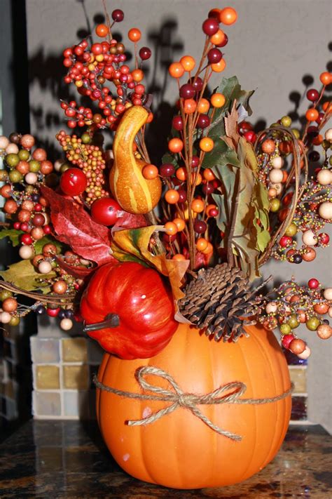 simply made with love: Easy Pumpkin Centerpiece