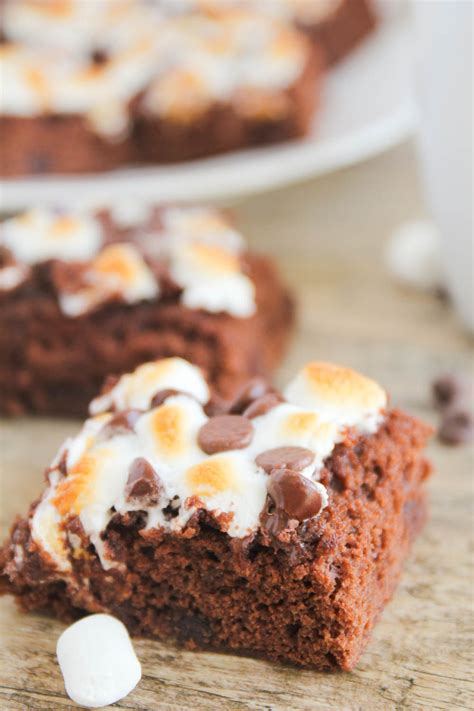 Chocolate Marshmallow Brownies - The Baker Upstairs