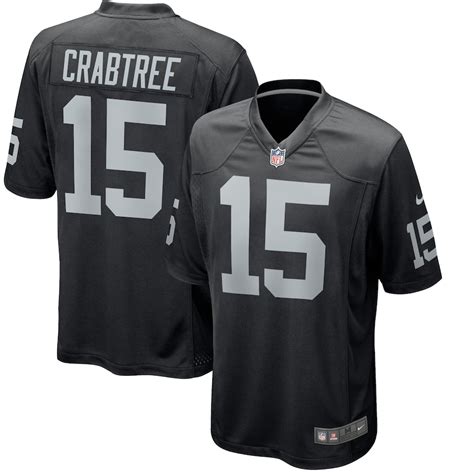 Nike Michael Crabtree Oakland Raiders Black Game Jersey