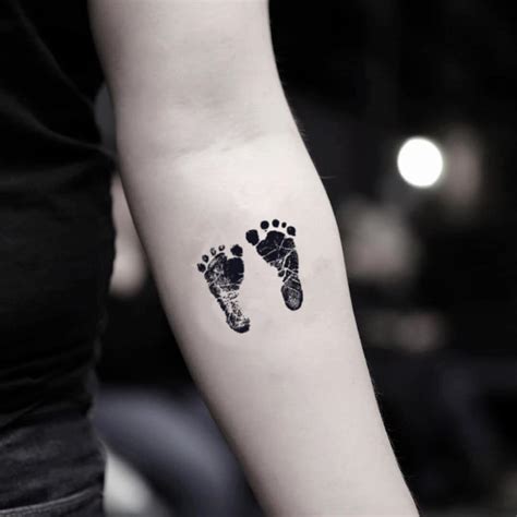 Baby Feet Temporary Fake Tattoo Sticker set of 2 - Etsy