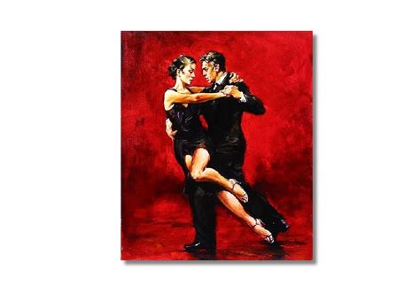 Tango Dance and Music Canvas Wall Art,tango Dancing Poster Print Wall ...