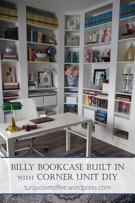 Billy Bookcase Built-In with Corner Unit DIY: Our Library Reveal | Billy bookcase, Corner ...