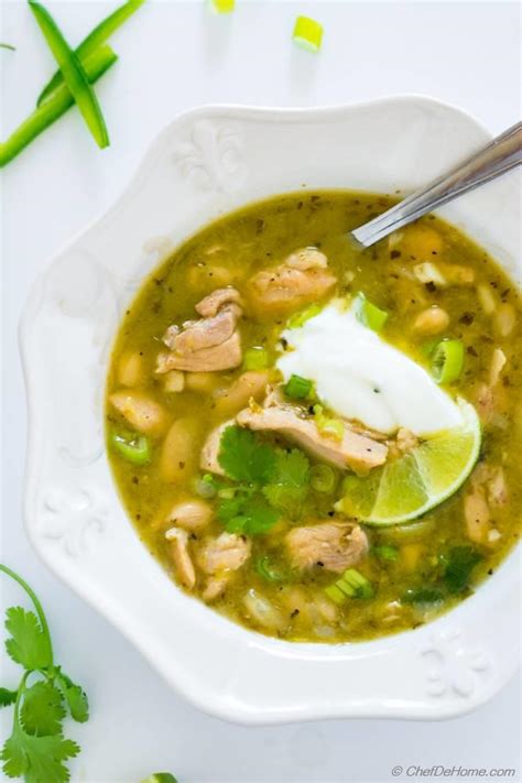 Green Chili - Chicken Chili Verde Recipe | ChefDeHome.com