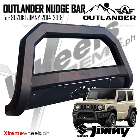 Suzuki Jimny 2014-2024 Front nudge bar / front bumper steel outlander ...