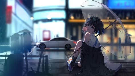 Anime Girl Sad Rain Wallpapers - Top Free Anime Girl Sad Rain Backgrounds - WallpaperAccess