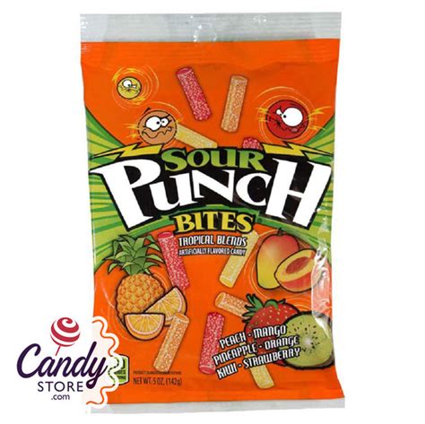 Sour Punch Bites Tropical Blends - 12ct | CandyStore.com