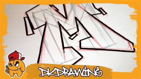 Graffiti Bubble Letters M