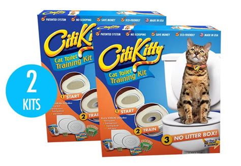 2 Pack - CitiKitty Cat Toilet Training Kit - Walmart.com