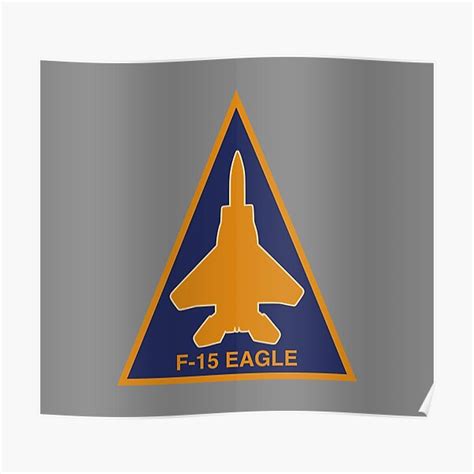 "F-15 Eagle Patch" Poster for Sale by TGStudios | Redbubble