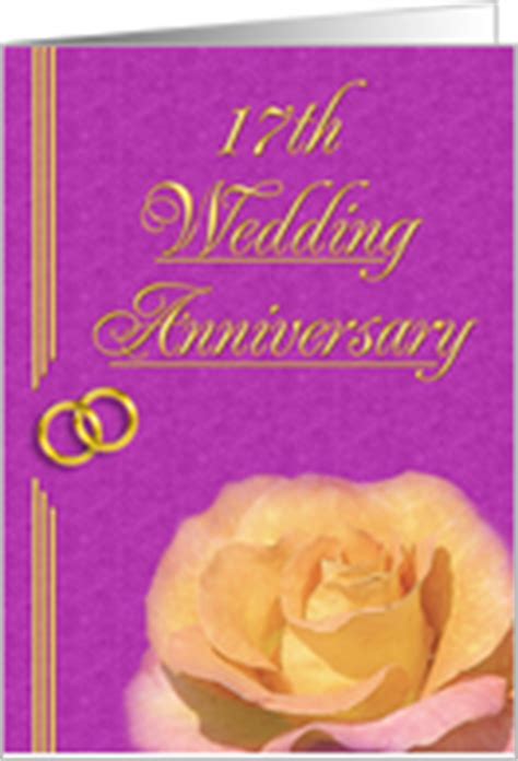 17th Wedding Anniversary Cards from Greeting Card Universe