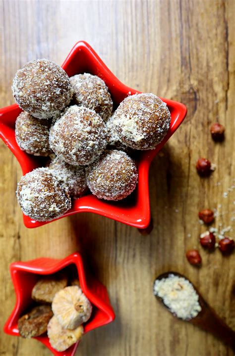 No Bake Cookie Balls (Toasted Fig & Hazelnut)