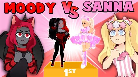 MOODY vs SANNA in Fashion Famous! | Roblox - YouTube