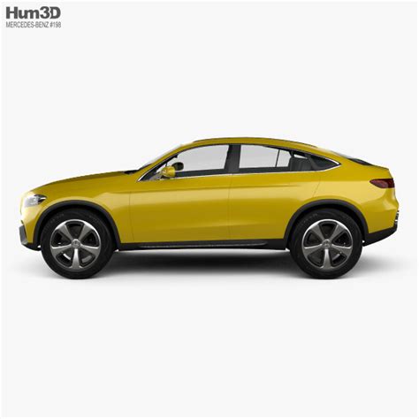 Mercedes-Benz GLC Coupe Concept 2014 3D model - Vehicles on Hum3D