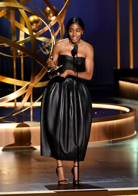 The Bear's Ayo Edebiri Thanks Her 'Found Family' After Winning 1st Emmy