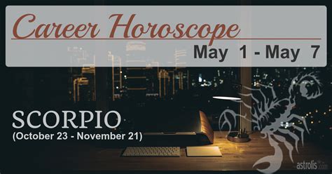 Scorpio Career Horoscope for the Week of May 1, 2023