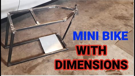 How to Build a BASIC Mini Bike Frame (Tutorial) - YouTube