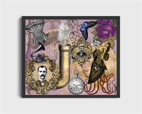 Anachronism Steampunk Art Print Instant Download | Etsy