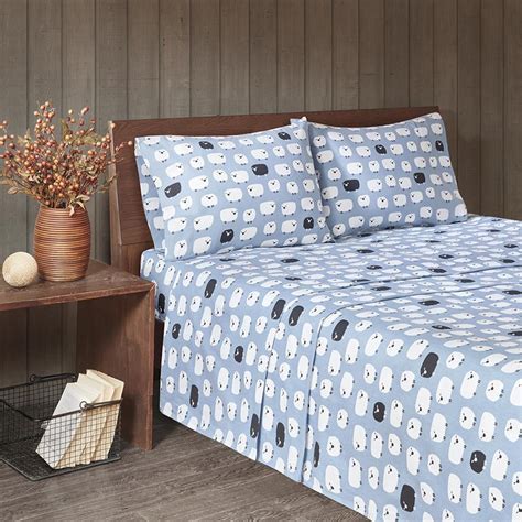 Woolrich Flannel Cotton Sheet Set Cal King - Walmart.com - Walmart.com