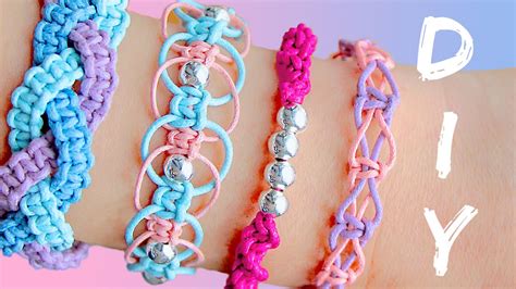 Easy Friendship Bracelets For Beginners 4 Strings - change comin