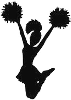 Download HD Collection Of Cheer High Cheerleader - Cheerleader Clipart ...