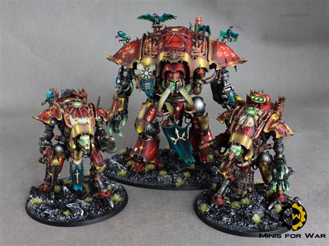 40k - Chaos Knights - Minis For War Painting Studio