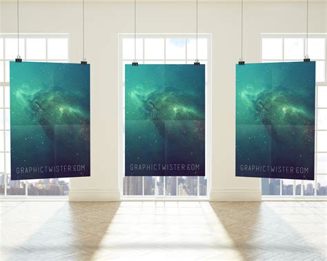 Triple Poster Frame | Print Templates ~ Creative Market