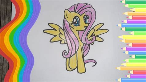 How to Draw and Color Fluttershy from My Little Pony: A Step-by-Step ...