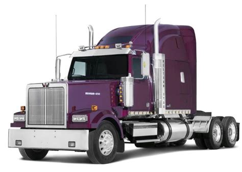 Purple WesternStar | Western star trucks, Trucks, Big trucks