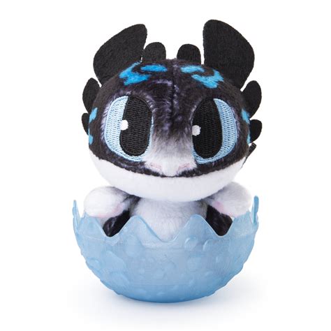 DreamWorks Dragons, Baby Fury 3-inch Plush, Cute Collectible Plush Dragon in Egg, for Kids Aged ...