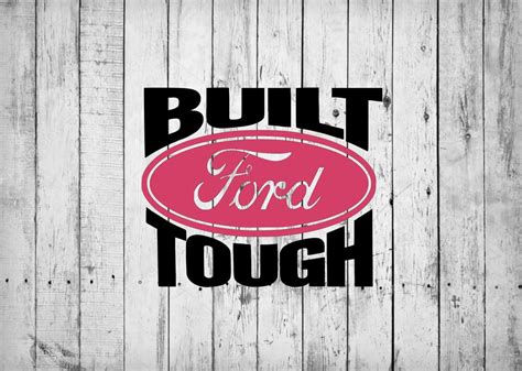 Built Ford Tough ford emblem SVG Vector Digital Download | Etsy