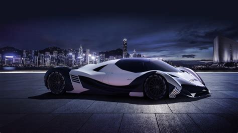 Download Car Vehicle Devel Sixteen Prototype 4k Ultra HD Wallpaper