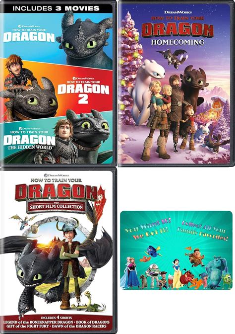 Amazon.com: How To Train Your Dragon: Complete Movie Series and Short ...