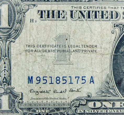 RARE SERIES 1957A SILVER BLUE SEAL CERTIFICATE $1.00 DOLLAR BILL w/ ERRORS | eBay