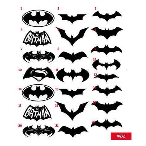 STICKER BATMAN LOGO - NDE STORE