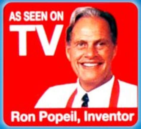 Ron Popeil's face is famed as the classic pitchman of products featured ...