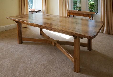 'Manse' Elm Dining Table - Real Wood Studios