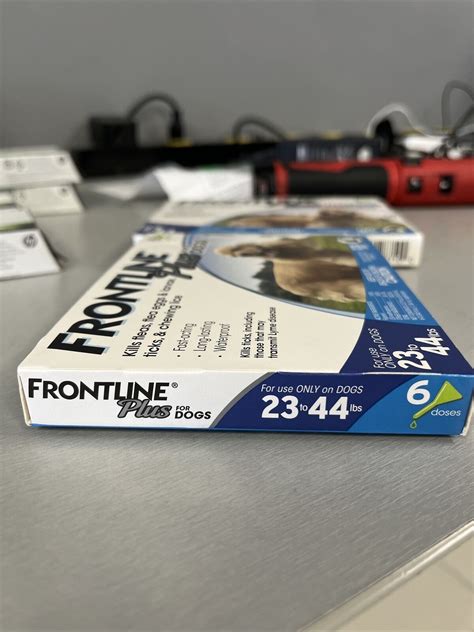 Genuine FRONTLINE Plus Flea and Tick Treatment for Med Dogs 23-44 lbs 6 Doses - Eco-Smart Food ...