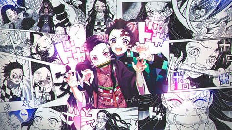 Demon Slayer Different Angles Of Nezuko Kamado And Tanjirou Kamado HD Anime Wallpapers | HD ...