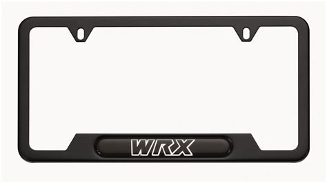 2020 Subaru WRX License Plate Frame, Matte Black (WRX). LIC FRAME WRX BLACK - SOA342L125 ...