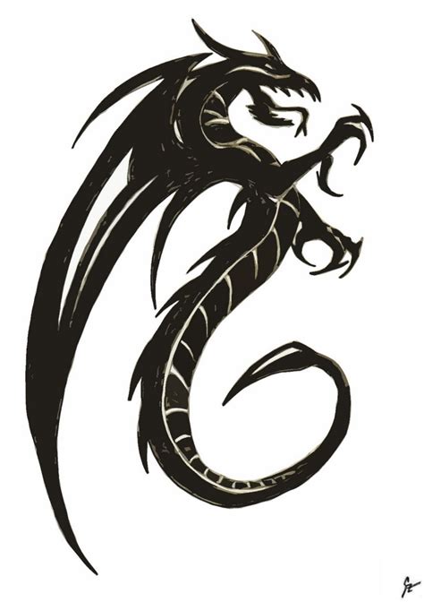 Free Dragon Black And White, Download Free Dragon Black And White png images, Free ClipArts on ...