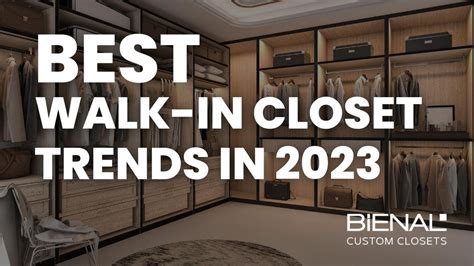 Best Walk-In Closet Trends of 2023: Bienal Closets Shares Expert Design Ideas - YouTube