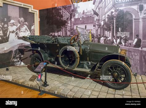 Car in which Archduke Franz Ferdinand was travelling when he was ...